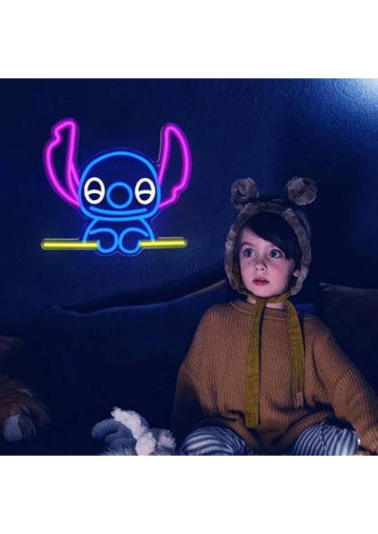 Sanec Stich Neon LED Tabela Dekoratif Aydınlatma