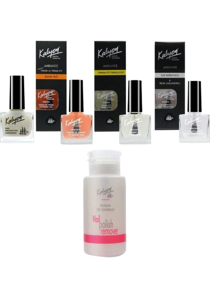 Tırnak Setleştirici - Bakım Yağı - Et Temizleyici - Oje Koruyucu - Pompalı Aseton 200 ml