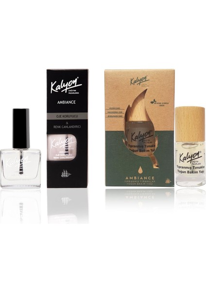 Oje Koruyucu - Kalyon Bitkisel Yıpranmış Tırnaklar Yoğun Bakım Yağı 11 ml