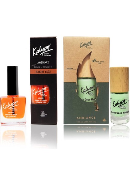 Tırnak Bakım Yağı - Kalyon Bitkisel Tırnak Gece Maskesi 11 ml