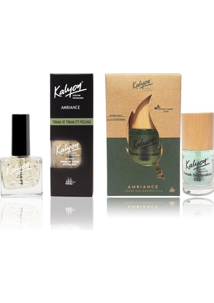 Tırnak Eti Peelingii - Kalyon Bitkisel Tırnak Güçlendirici Cila 11 ml