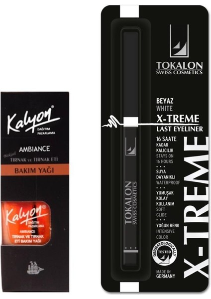 Tırnak Bakım Yağı - Tokalon asansörlü Göz Kalemi Beyaz