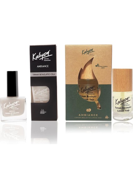 Tırnak Bakım Cila - Kalyon Bitkisel Tırnak Besleyici Limon Yağı 11 Ml