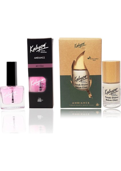 Acı Cila - Kalyon Bitkisel Tırnak Bakım Cilası 11 Ml