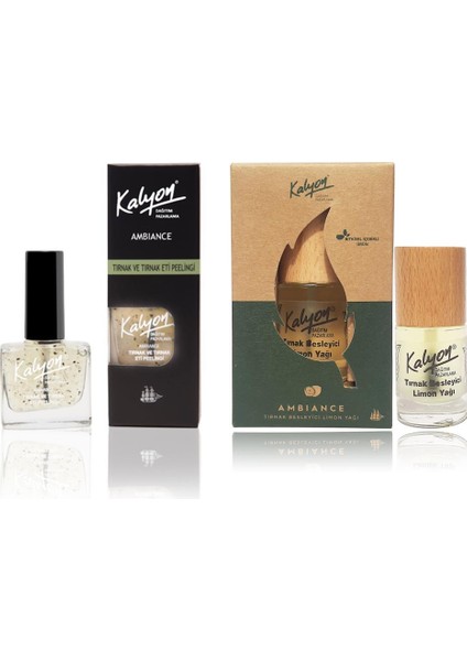 Tırnak Eti Peelingii - Kalyon Bitkisel Tırnak Besleyici Limon Yağı 11 ml