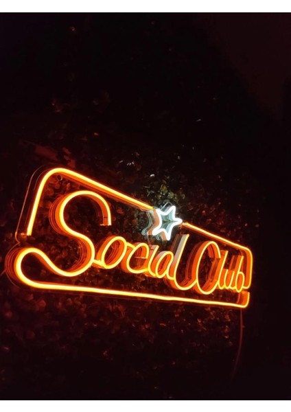Sanec Social Club Gta Neon LED Tabela Dekoratif Aydınlatma fiyatları