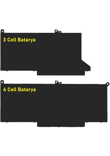 Dell Latitude 7490 Versiyon P73G, P73G002 Batarya ile Uyumlu Pil - 4 Cell Versiyon-2