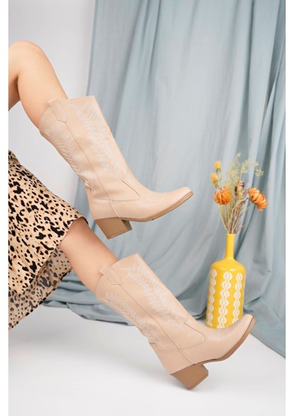 Nut Cilt Kadın Kovboy Bot fiyatları