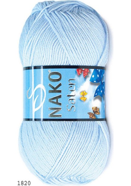 Saten Açık Mavi 5 Adet Color : 1820