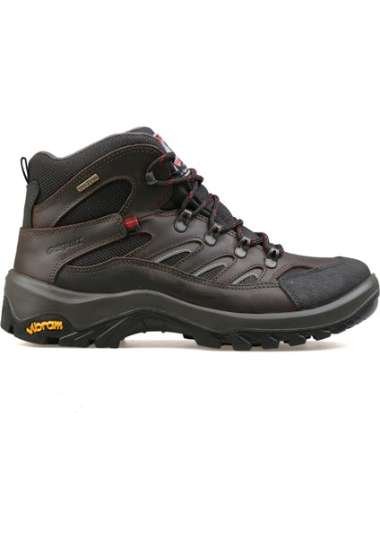 Unisex Gerçek Deri Waterproof Vibram Taban Trekking Bot Ve Ayakkabısı 11495D38T Kahverengi