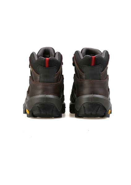 Unisex Gerçek Deri Waterproof Vibram Taban Trekking Bot Ve Ayakkabısı 11495D38T Kahverengi