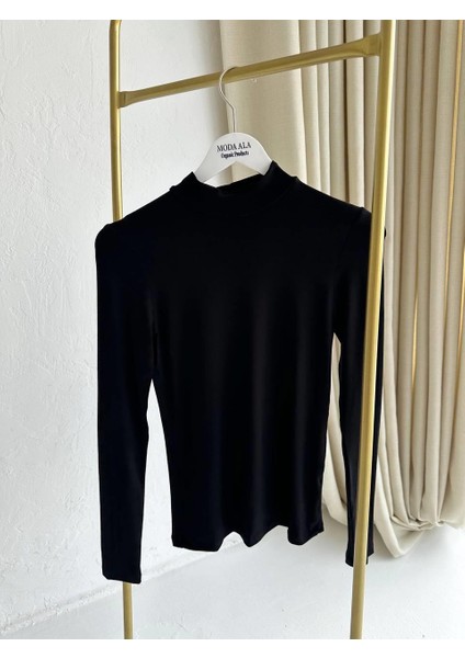 Desenli Balıkçı Body Siyah