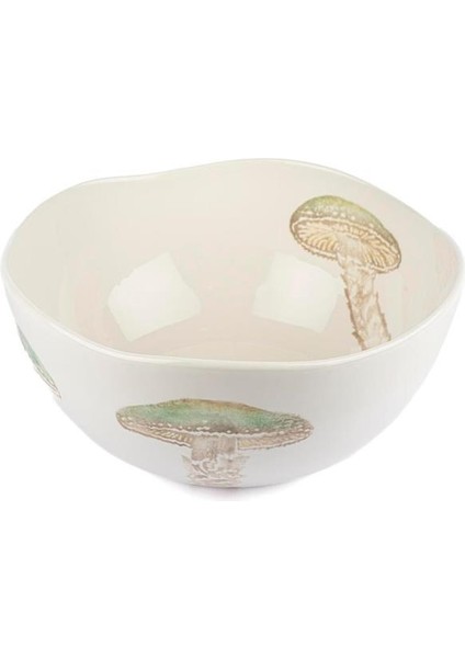 Amorf Yeşil Mantar Seramik Kase 31X14CM