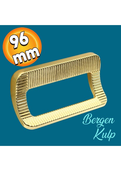 Bergen Metax Desenli Mobilya Mutfak Dolabı Çekmece Dolap Kapak Kulpu Kulbu Metal Gold Altın 96 mm