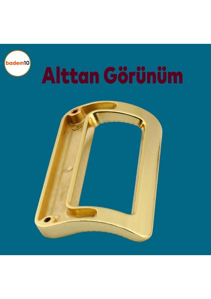 Bergen Metax Desenli Mobilya Mutfak Dolabı Çekmece Dolap Kapak Kulpu Kulbu Metal Gold Altın 96 mm fırsatları