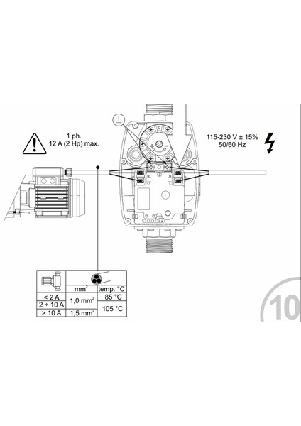 Italtecnica Brio Hidromat - 2 Hp Otomatik Basınç Kontrol Cihazı - Italyan fırsatları