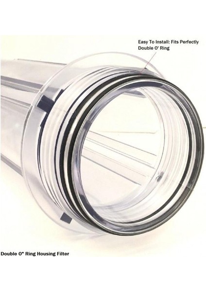 10” Şeffaf Housing 1/4'' Çift Contalı-22000115