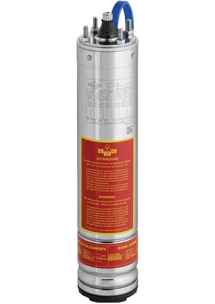 - 4'' Dal. Motoru - 2 Hp (1,5 Kw) - 220 V - Monofaze