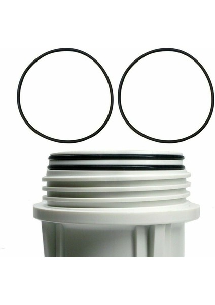 10” Mat Beyaz Housing 1/4'' Çift Contalı-22000110