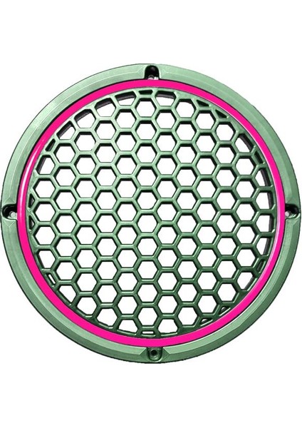 Neon Işıklı 20 cm Hoparlör ve Midrange Kapağı - 2 Adet - Pembe