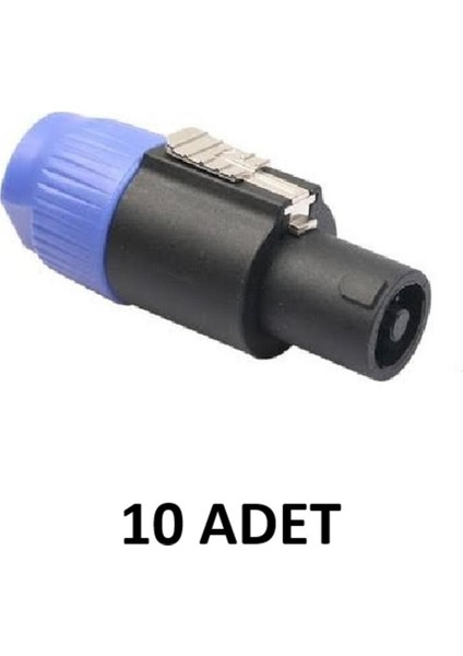 Spekon Erkek Fiş - 4 Pinli Jak Konnektör - 10 ADET