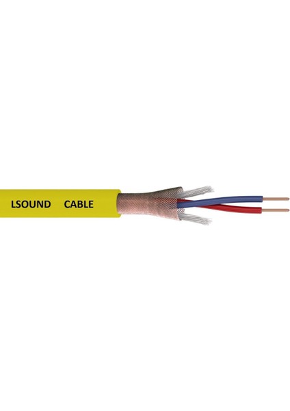 Profesyonel Stereo Mikrofon Kablosu 1 mt - Ipli ve Blendajlı - Sarı