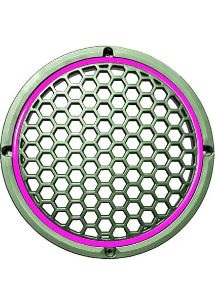 Neon Işıklı 20 cm Hoparlör ve Midrange Kapağı - 2 Adet - Mor