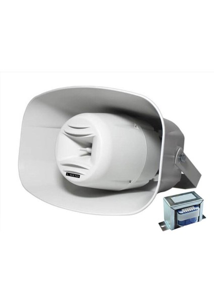 Dış Mekan Horn Aqua Hoparlör - 16 cm 450 Watt - 100 V Hat Trafolu