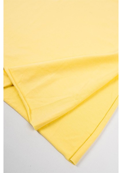 Kadın Sarı Yazılı V Yaka Tişört fırsatları