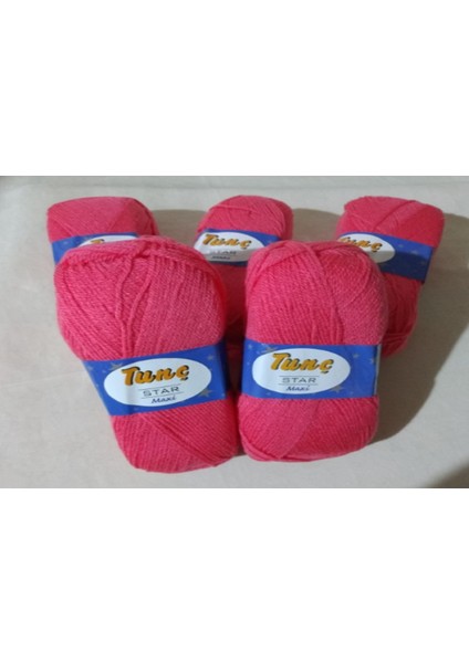 Star Maxı Koyu Pembe 5 Adet Renk : 134