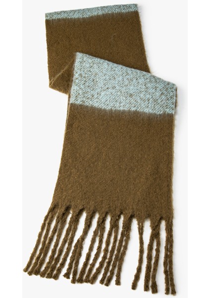 Atkı Uzun Püsküllü Yumuşak Dokulu