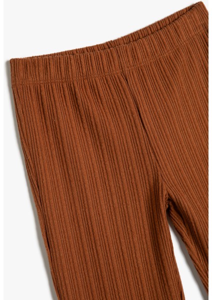 İspanyol Paça Pantolon Kaşkorse Beli Lastikli modelleri