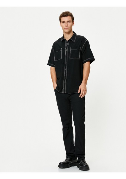 Straight Fit Boru Paça Kot Pantolon - Mark Jean fiyatları