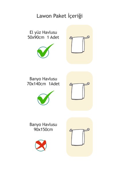 Lawon Jasmin Serisi 2li Banyo Havlu Seti indirimleri