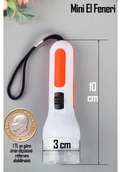 Pilli Mini El Feneri Anahtarlık Lambası Acil Durum Feneri Kulplu T50 indirimleri