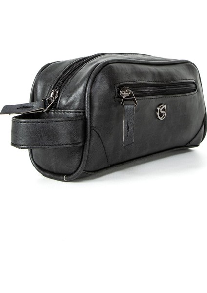 Erkek Vegan Deri Kişisel Traş Kozmetik Clutch Çanta Seyehat Bakım El Çantası fiyatları