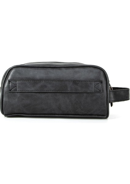 Erkek Vegan Deri Kişisel Traş Kozmetik Clutch Çanta Seyehat Bakım El Çantası modelleri
