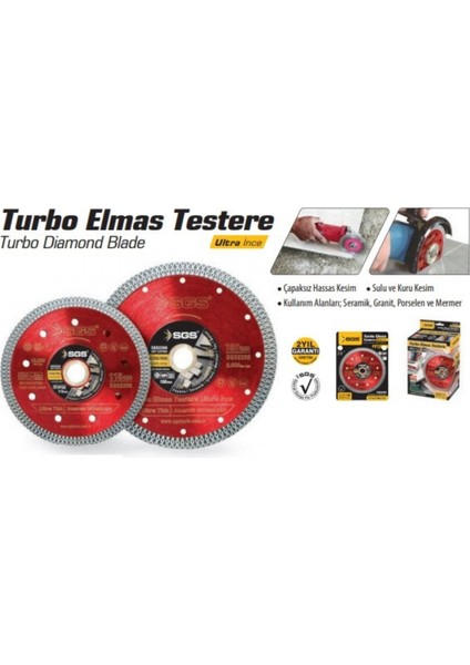 Turbo Elmas Testere (Ultra Hassas) (115MM)