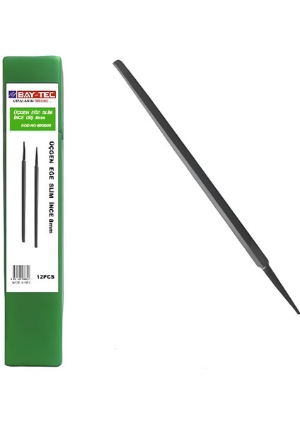 Üçgen Eğe Slim Ince Diş 6mm