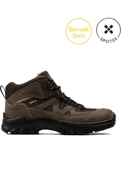 Erkek Gerçek Deri Waterproof Trekking Bot Ve Ayakkabısı 13340N82T Kahverengi