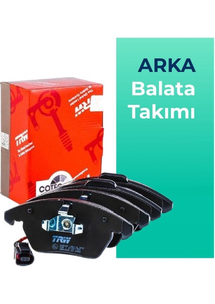 Bmw X4 Arka Fren Takım Balatası (2014-2018)