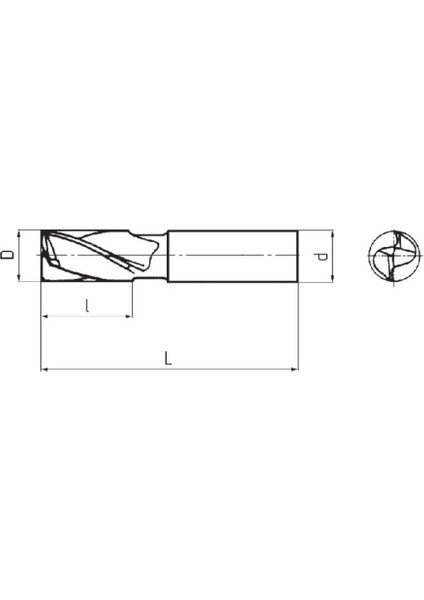 15X26X110 mm Jit DIN327 Hss C222 2 Ağızlı Uzun Freze fiyatları
