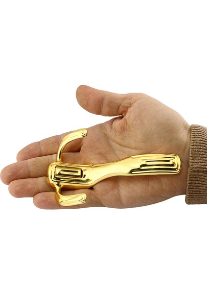 Metal Portmanto Vestiyer Duvar Dolap Elbise Askısı Mobilya Kapı Askılığı Aparatı Mat Gold Askı