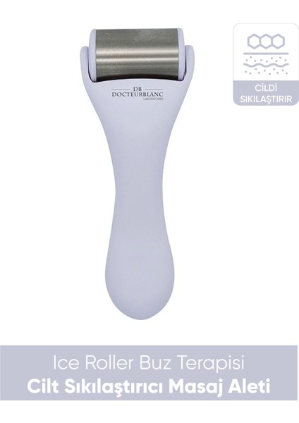 Docteur Blanc Ice Roller Buz Terapisi Cilt Sıkılaştırıcı Masaj Aleti Lila