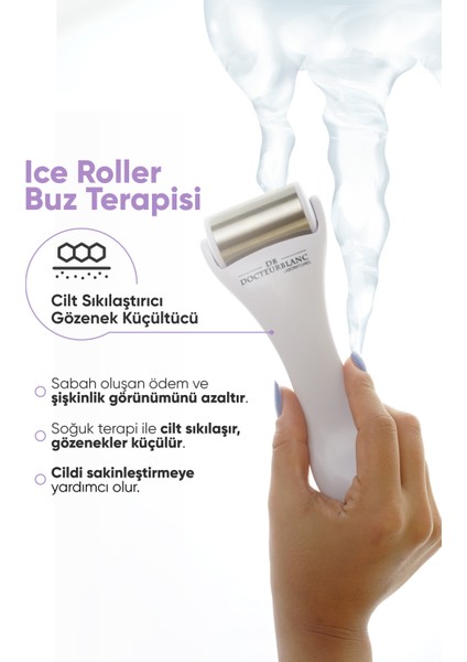Docteur Blanc Ice Roller Buz Terapisi Cilt Sıkılaştırıcı Masaj Aleti Lila fiyatları
