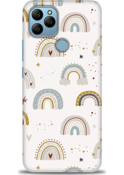 General Mobile Gm 21 Kılıf Hd Baskılı - Gökkuşağı