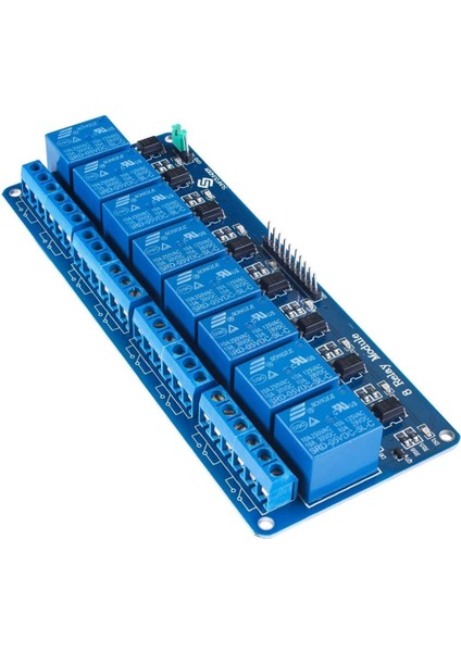 8 Kanal 5V DC Düşük Seviye Optokuplör Röle Modülü