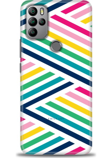 General Mobile Gm 21 Pro Kılıf Hd Baskılı - Renkli Çubuklar