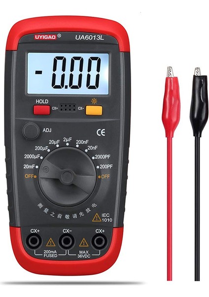 Powermaster UA6013L Dijital Kapasitemetre Ölçü Aleti Kondansatör Ölçüm Cihazı