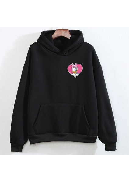 Donald & Daisy Duck Baskılı Çift Sweatshirt 2 Adet Sevgili Kombini